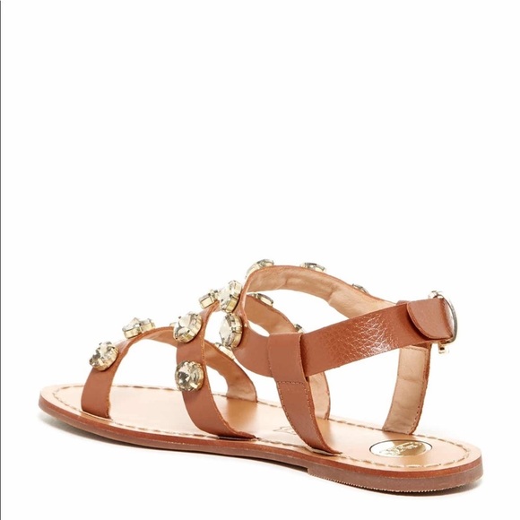 💕x2HP💕Exe Carmen leather crystal sandals - Picture 2 of 14